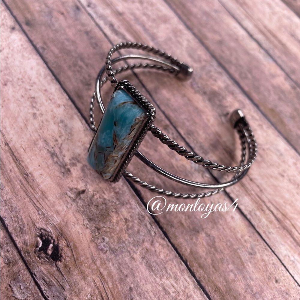 Turquoise cuff bracelet